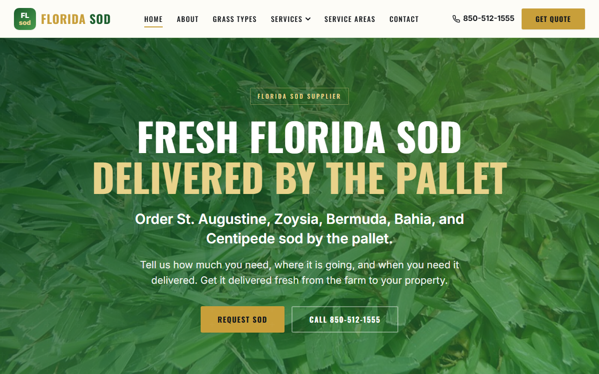 Florida Sod homepage